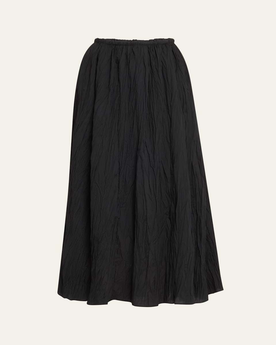 Long Plisse Skirt